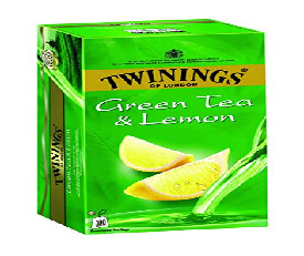 Twinings Green Tea and Lemon, 100 Tea Bags (1110)