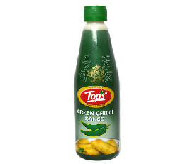 Tops Green Chilli Sauce - 650g