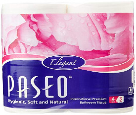 Paseo International Premium Bathroom Toilet Roll 3 Ply (Pack of 4)