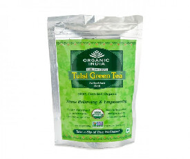 Organic India The Tulsi Green Tea, 100g Pouch (210)