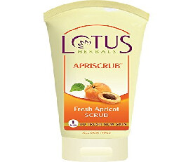Lotus Herbals Apriscrub Fresh Apricot Scrub Tube, 180g (395)