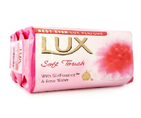 Lux Soft Glow Rose &amp; Vitamin E (Pink) Soap Bar, 150g (Pack of 3)