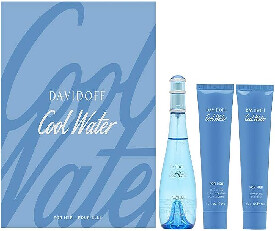 Cool Water By Davidoff 3 Pcs Gift Set For Women