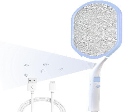 Heavy Duty Mosquito Racket with COB Light (WITH 6 MONTH WARRANTY)