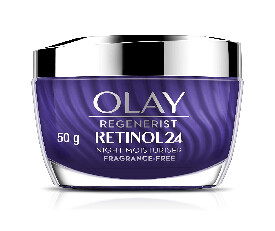 Olay Night Cream :Regenerist Retinol 24 Moisturiser for hydrated plump skin,(1999)