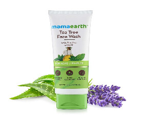 Mamaearth Tea Tree Facewash for acne &amp; pimples, 100ml(269)