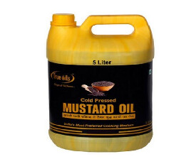 True Oils Cold Pressed MUSTARD Oil - 5Ltr