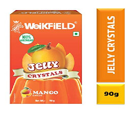 Weikfield Jelly Crystals, Mango, 90g