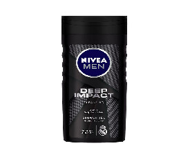 Nivea Men Shower Gel Deep Impact Cleansing 3 In 1 - 250ml (275)
