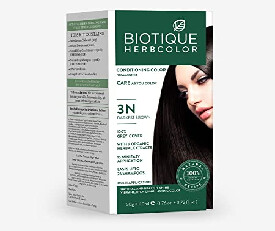 Biotique Bio Herbacolor 3N Darkest Brown,50 g +110 mlConditioning ColorNo Ammonia(375