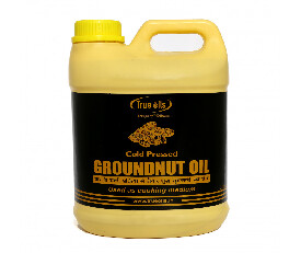True Oils Cold Pressed GROUNDNUT Cooking Oil - 2Ltr