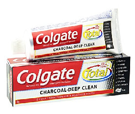Colgate Total Charcoal Deep Clean Toothpaste - 120gm + 120gm