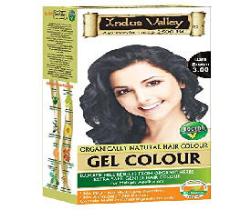 Indus Valley Gel Hair color, 3.00, Dark Brown