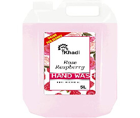 Khadi Rose Raspberry Hand Wash (Refill Pack) - 5Ltr