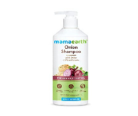 Mamaearth Onion Shampoo for Hair Growth &amp; Hair Fall Control with Onion - 1LTR (1299)