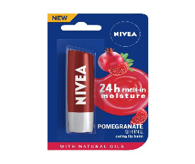 NIVEA Lip Balm, Pomegranate Shine, 4.8 g (250)