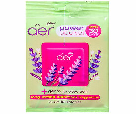 Godrej aer power pocket Bathroom Fragrance (Lavender Bloom) 10g