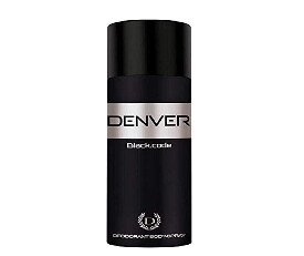 DENVER Black Code Deo - (150ML) | Long Lasting Deodorant Body Spray for Men (BLACK)