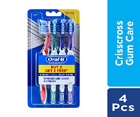 Oral B Pro Health Gum Care, Medium (Buy 2 Get 2 Free)(190)