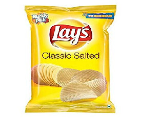 Lays Classic Salted Chips 50gm