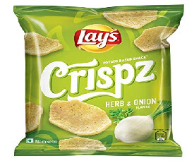 Lays Crispz Herb &amp; Onion Chips 47gm