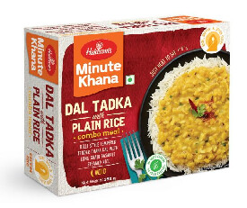 Haldiram Dal Tadka With Plain Rice 350gm (Ready To Eat Combo)