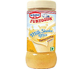 Dr. Oetker Funfoods Mix Milkshake Powder Butterscotch Flavour 200gm