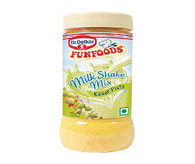 Dr. Oetker Funfoods Mix Milkshake Powder Kesar Pista Flavour 200gm