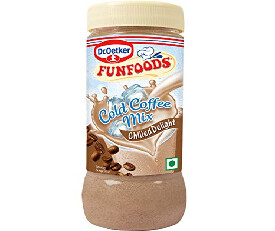 Dr. Oetker Funfoods Mix Milkshake Powder Cold Coffee Flavour 200gm