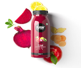 Raw Pressery Alphonso Mango Fruit Drink  Maximum Pulp (51% ,1 Ltr