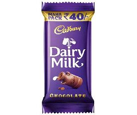 Cadbury Dairy Milk Chocolate 40gm (MRP 50)