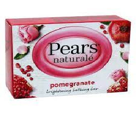 Pears Naturale Pomegranate Brightening Bathing Bar 125gm (Pack Of 4 Pcs)