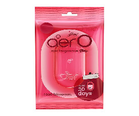 Godrej aer O Hanging (Car) Air Freshener | Long-lasting | Rose Blossom,7.5gm
