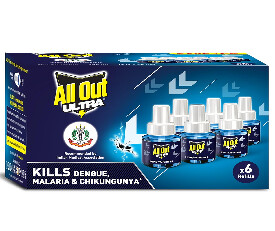 All Out Ultra Refill  45ml (Pack Of 6 Pcs)