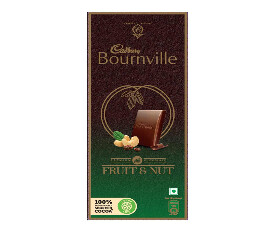 Cadbury Bournville Fruit &amp; Nut Chocolate Bar 75gm