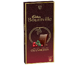 Cadbury Bournville Cranberry Chocolate Bar 78gm