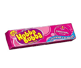 Wrigleys Hubba Bubba Chunky and Bubbly Bubble Gum Original Flavour 35gm