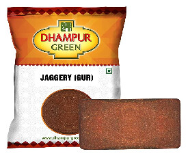 Dhampur Green Jaggery Gur  - 1kg