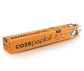 Coze Papfoil 2-in-1 Foil Paper(100% Pure Aluminium Foil + Food Wrapping Paper) 0.5Kg