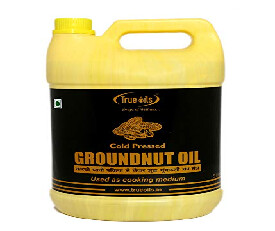 True Oils Cold Pressed GROUNDNUT Cooking Oil - 5Ltr