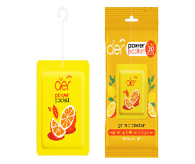 Godrej aer power pocket Bathroom Fragrance (Lemon Tangy Delight) 10gm