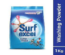 Surf Excel Easy Wash Detergent Powder - 1 kg (Blue)