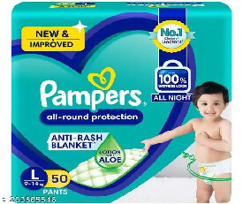 Pampers Pants Large 48 Pieces, L-48 (999)