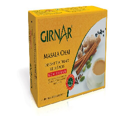 Girnar Masala (Low Sugar) Instant Tea Premix, (10 sachets)