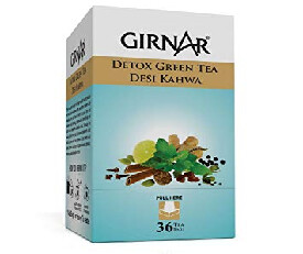 Girnar Green Tea, Desi Kahwa, 36 Tea Bags