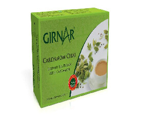 Girnar Cardamom Instant Tea Premix, (10 Sachets)