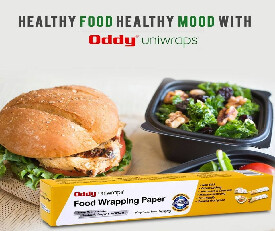 Oddy Uniwraps Food Wrapping Paper, 278 mm x 20 m