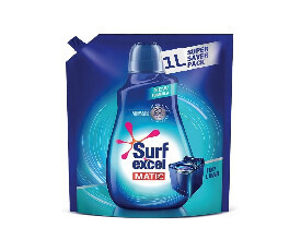 Surf Excel Matic Top Load Liquid Detergent Refill - 1Ltr