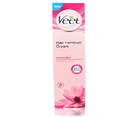 Veet Silk &amp; Fresh Hair Removal Cream, Normal Skin - 100g (314)