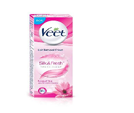 Veet Silk and Fresh Hair Removal Cream, Normal Skin - 50g (175)